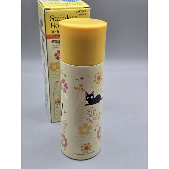 Studio Ghibli Kiki's Delivery Service Gigi Stainless‎ Steel Bottle 2Way Japan - Picture 6 of 11